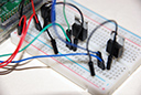 Connecting the Raspberry Pi to the breadboard